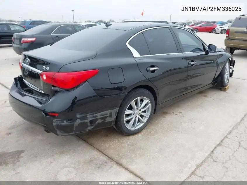 JN1BV7AP2FM336025 2015 Infiniti Q50 Premium/Sport