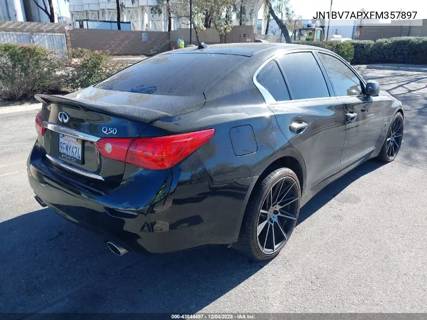 JN1BV7APXFM357897 2015 Infiniti Q50 Premium