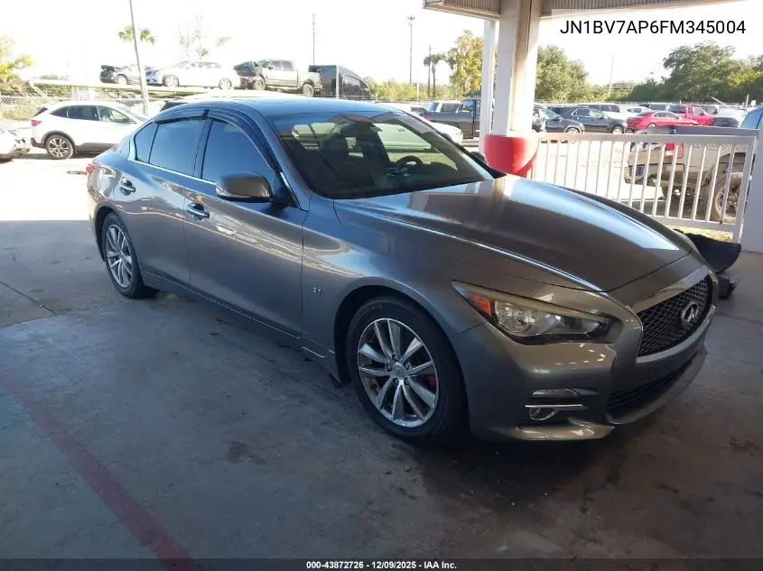 JN1BV7AP6FM345004 2015 Infiniti Q50