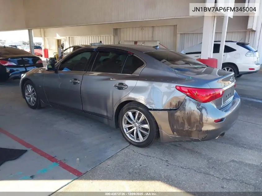 JN1BV7AP6FM345004 2015 Infiniti Q50