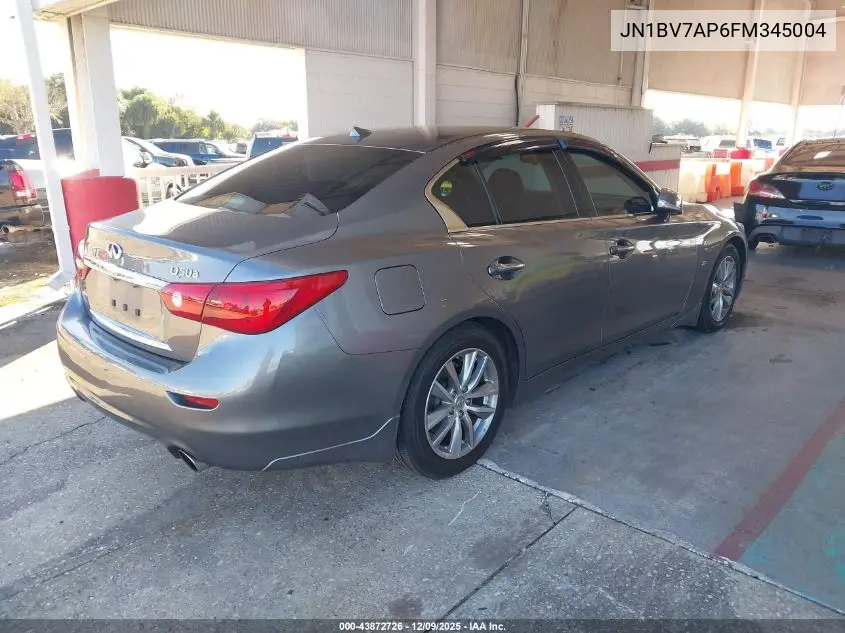 JN1BV7AP6FM345004 2015 Infiniti Q50