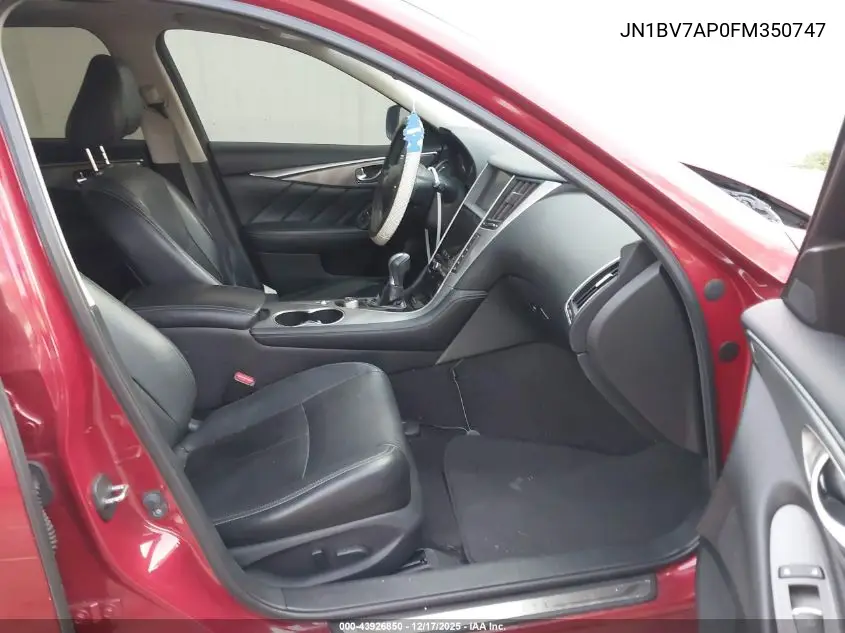 JN1BV7AP0FM350747 2015 Infiniti Q50 Premium