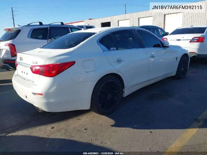 JN1BV7AR6FM392115 2015 Infiniti Q50 Premium