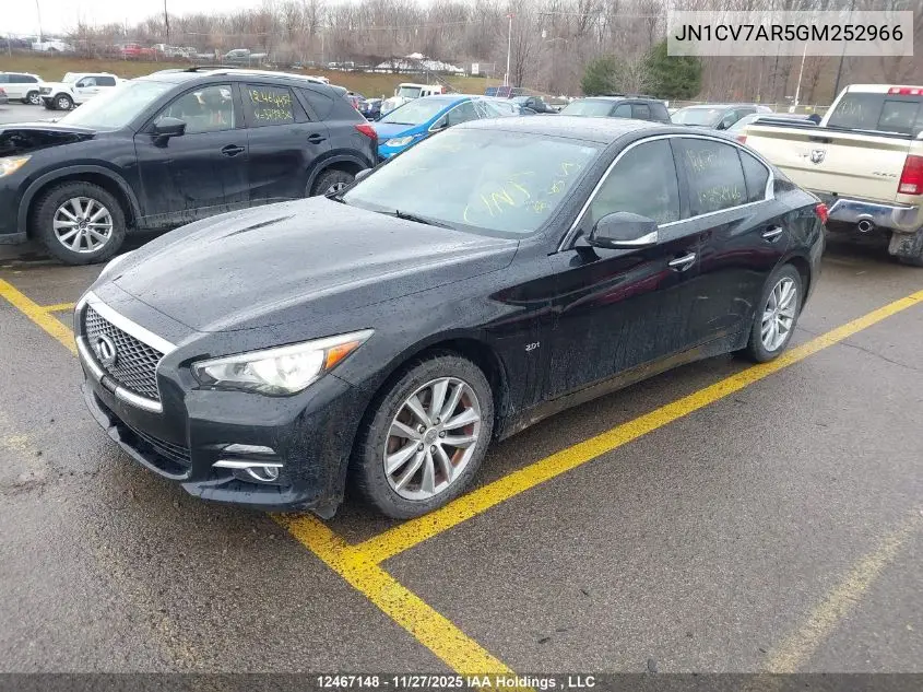 JN1CV7AR5GM252966 2016 Infiniti Q50 2.0T Base