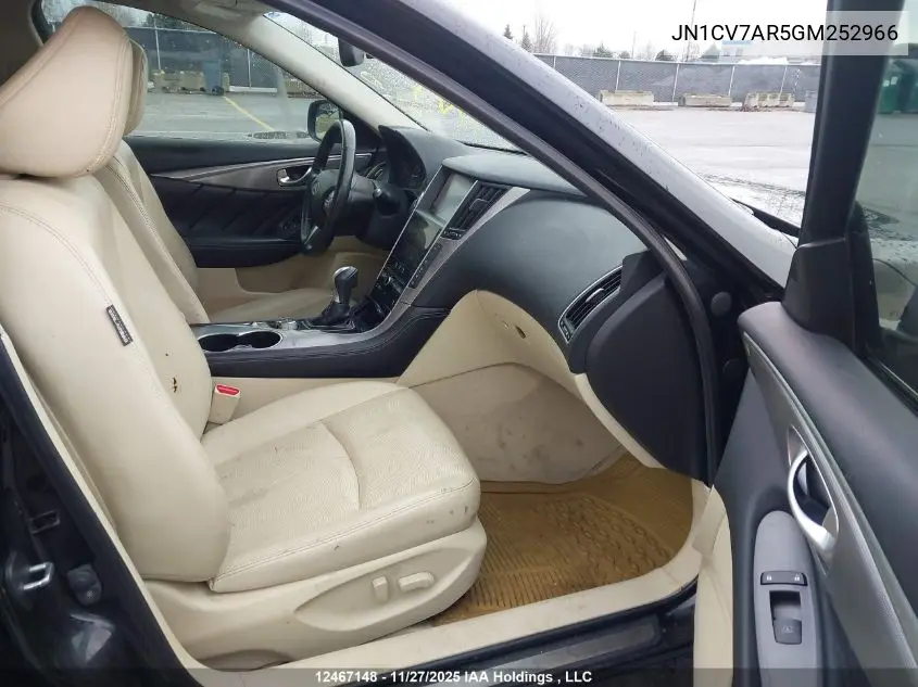 JN1CV7AR5GM252966 2016 Infiniti Q50 2.0T Base