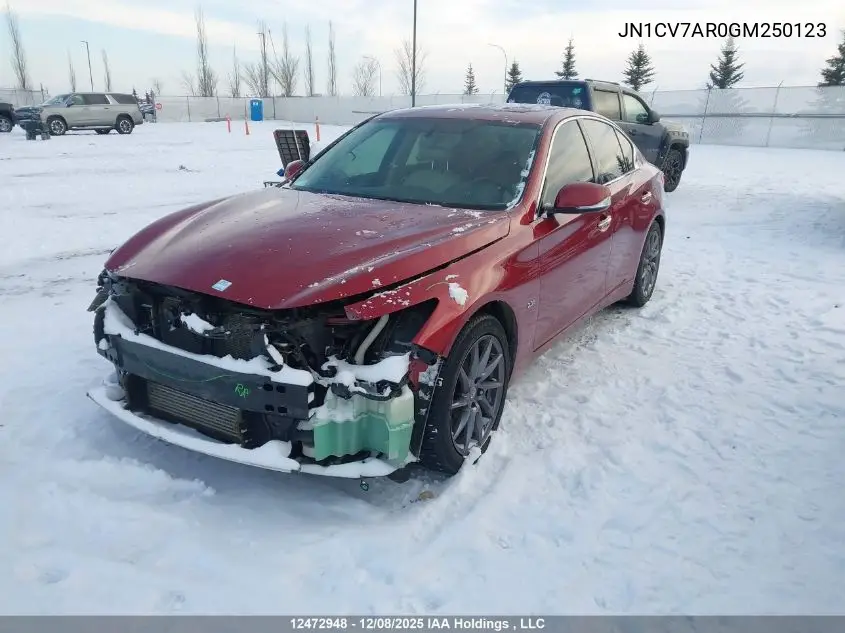 JN1CV7AR0GM250123 2016 Infiniti Q50 2.0T Base