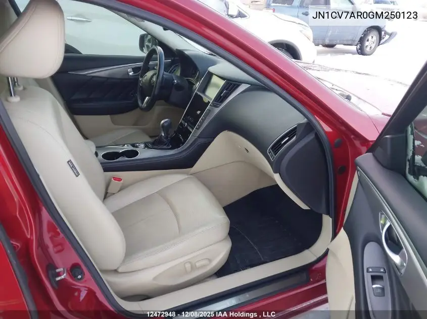 JN1CV7AR0GM250123 2016 Infiniti Q50 2.0T Base