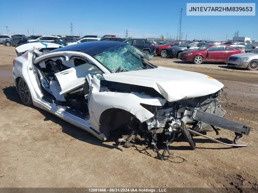 JN1EV7AR2HM839653 2017 Infiniti Q50