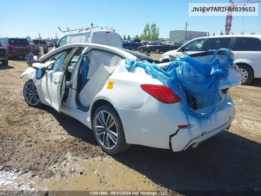 JN1EV7AR2HM839653 2017 Infiniti Q50