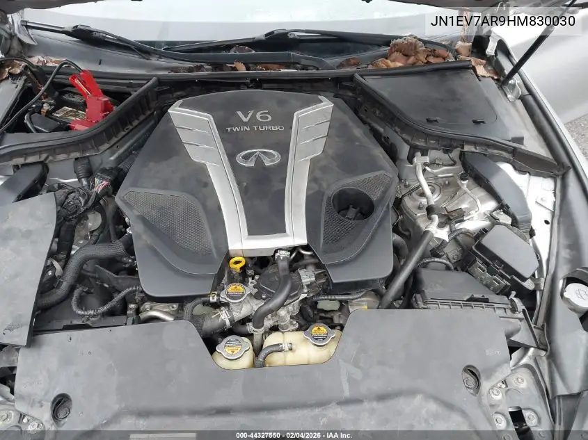 JN1EV7AR9HM830030 2017 Infiniti Q50 3.0T Premium