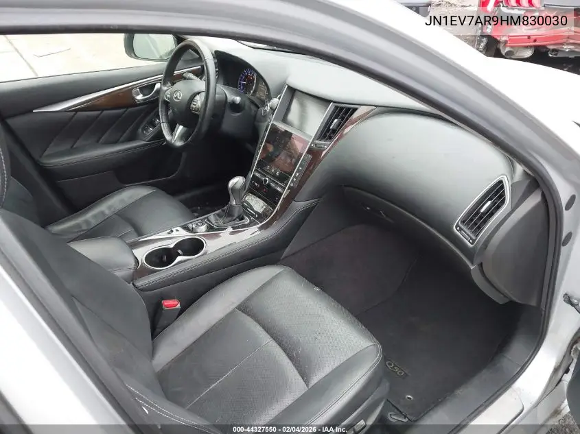 JN1EV7AR9HM830030 2017 Infiniti Q50 3.0T Premium