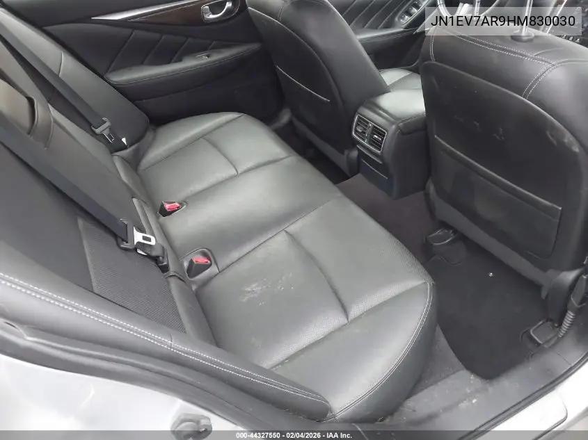 JN1EV7AR9HM830030 2017 Infiniti Q50 3.0T Premium