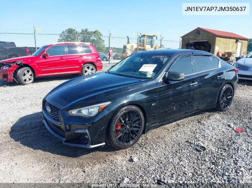 JN1EV7AP7JM350637 2018 Infiniti Q50 3.0T Sport