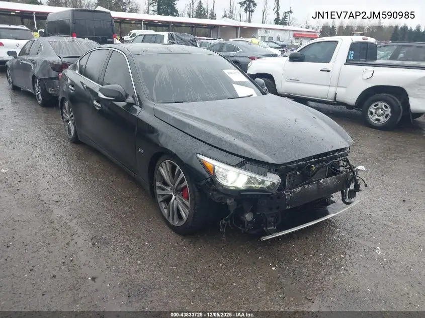 JN1EV7AP2JM590985 2018 Infiniti Q50 3.0T Sport