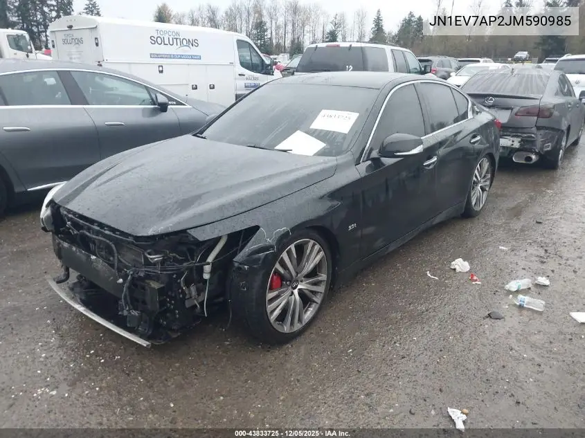 JN1EV7AP2JM590985 2018 Infiniti Q50 3.0T Sport