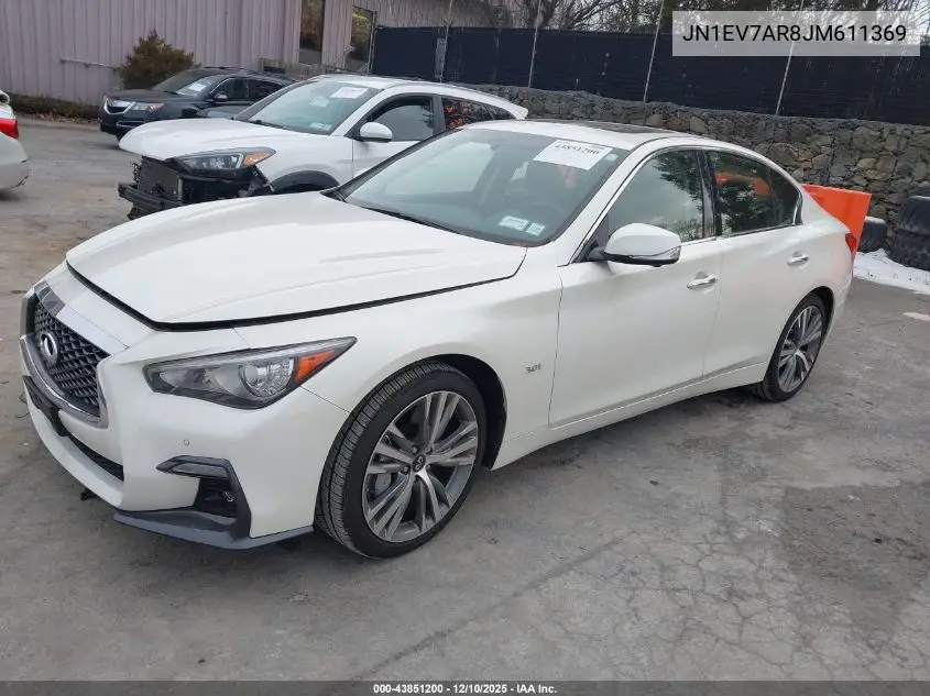 JN1EV7AR8JM611369 2018 Infiniti Q50 3.0T Sport