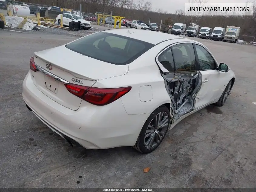 JN1EV7AR8JM611369 2018 Infiniti Q50 3.0T Sport
