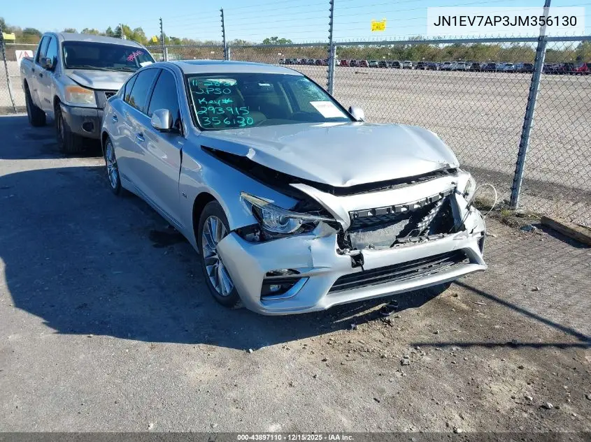 JN1EV7AP3JM356130 2018 Infiniti Q50 3.0T Luxe