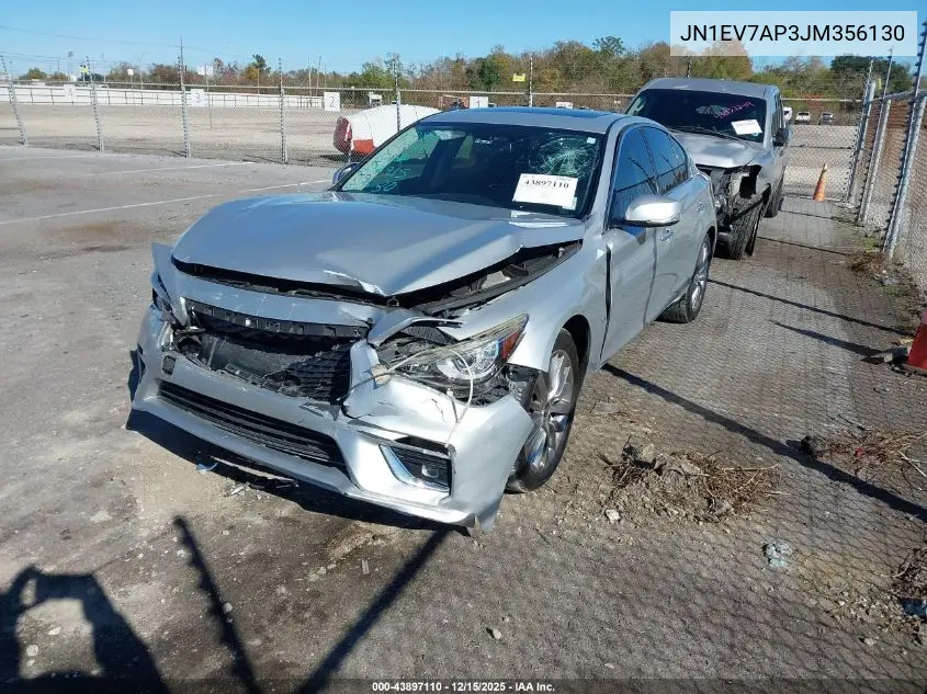 JN1EV7AP3JM356130 2018 Infiniti Q50 3.0T Luxe