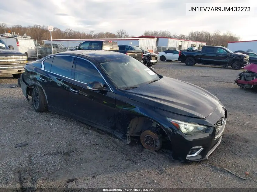 JN1EV7AR9JM432273 2018 Infiniti Q50 3.0T Luxe