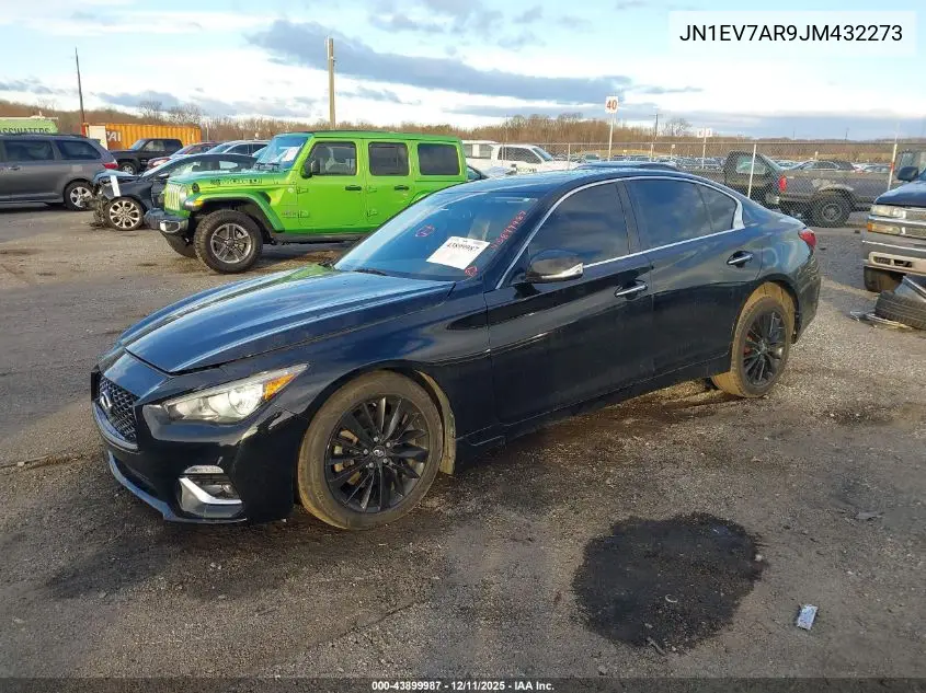 JN1EV7AR9JM432273 2018 Infiniti Q50 3.0T Luxe