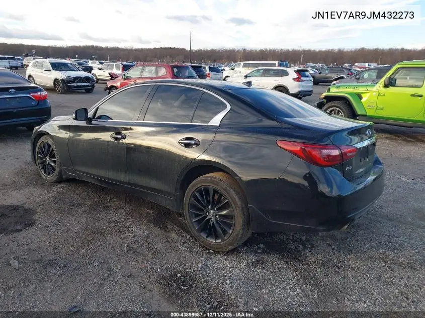 JN1EV7AR9JM432273 2018 Infiniti Q50 3.0T Luxe