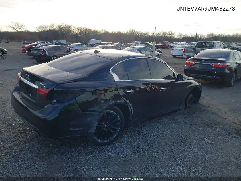 JN1EV7AR9JM432273 2018 Infiniti Q50 3.0T Luxe