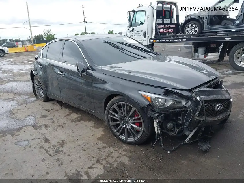 JN1FV7AP0JM460384 2018 Infiniti Q50 3.0T Red Sport 400