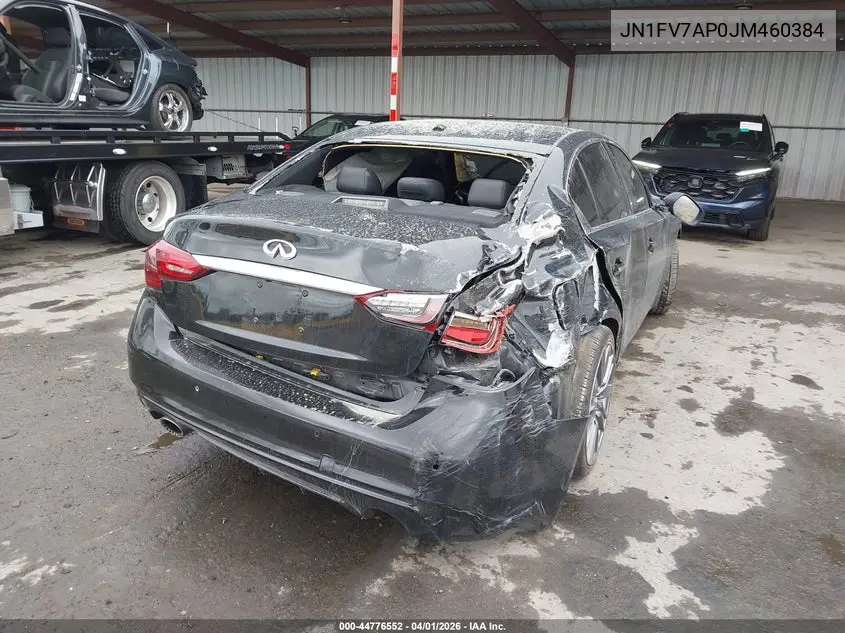 JN1FV7AP0JM460384 2018 Infiniti Q50 3.0T Red Sport 400
