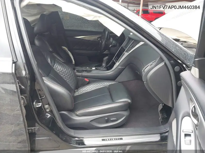 JN1FV7AP0JM460384 2018 Infiniti Q50 3.0T Red Sport 400