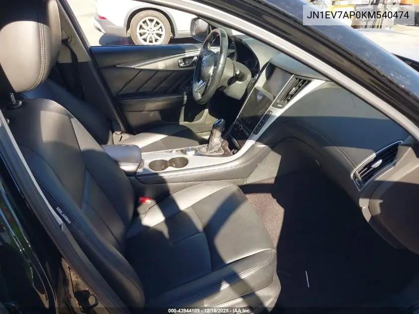 JN1EV7AP0KM540474 2019 Infiniti Q50 3.0T Luxe