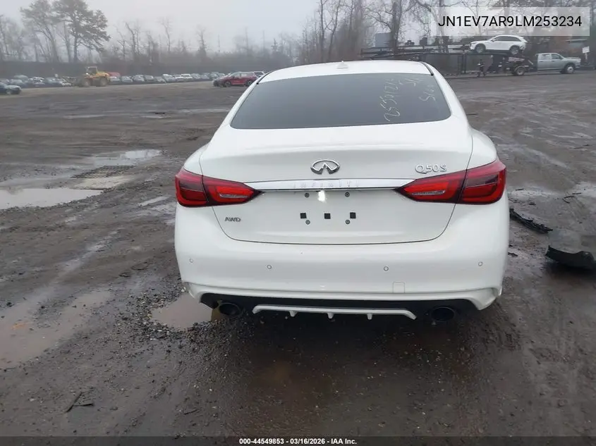 JN1EV7AR9LM253234 2020 Infiniti Q50 Sport Awd