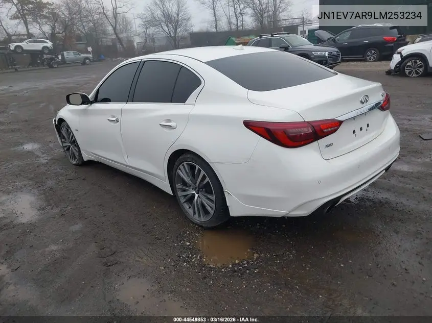 JN1EV7AR9LM253234 2020 Infiniti Q50 Sport Awd
