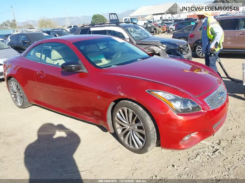 JN1CV6FE0EM900548 2014 Infiniti Q60
