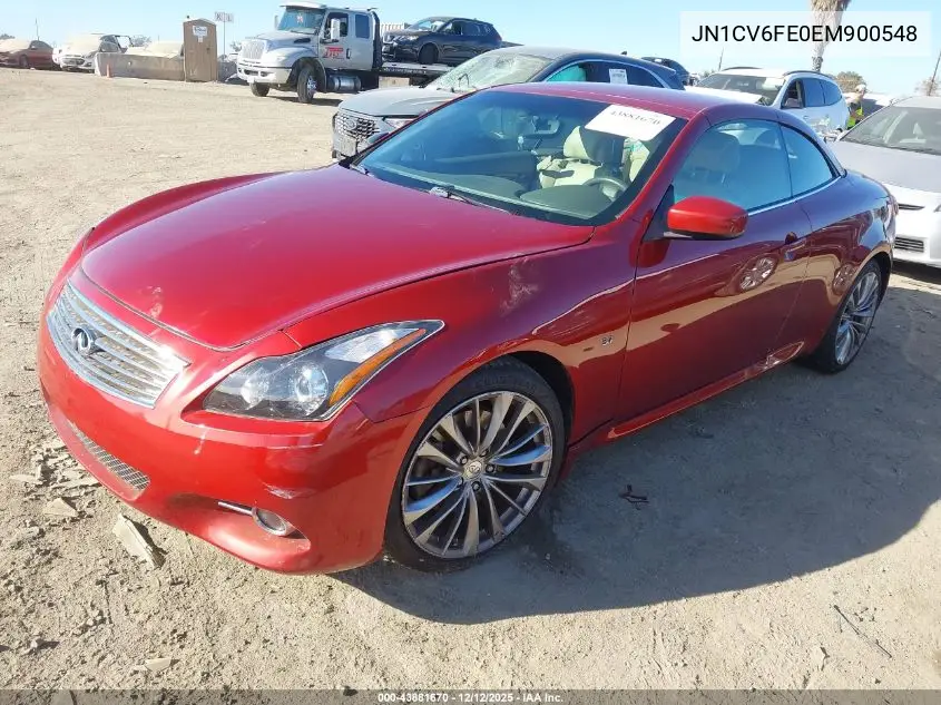 JN1CV6FE0EM900548 2014 Infiniti Q60