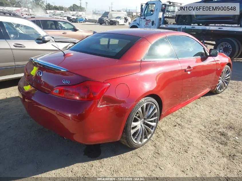 JN1CV6FE0EM900548 2014 Infiniti Q60