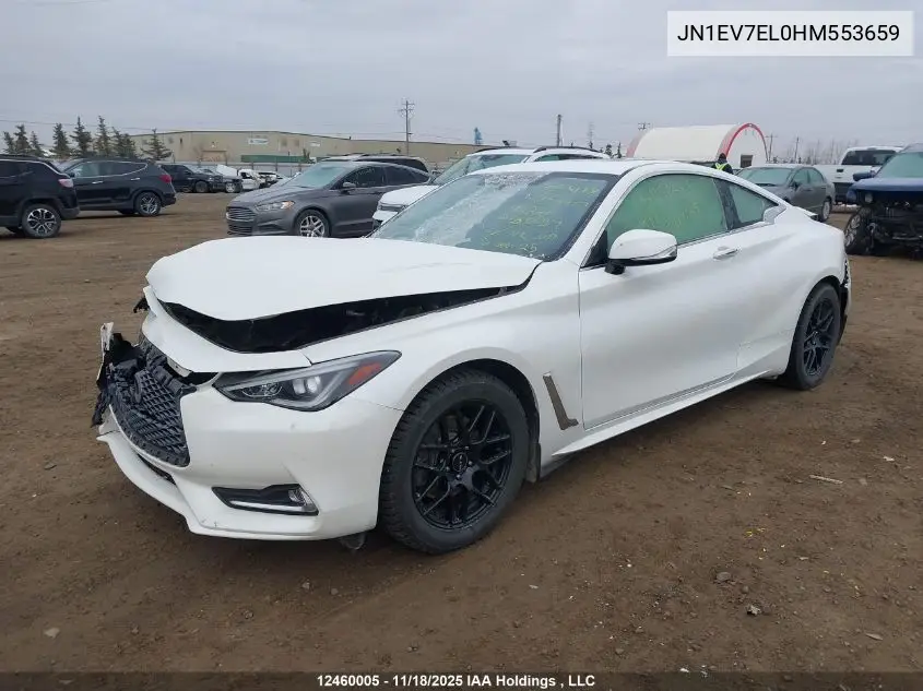 JN1EV7EL0HM553659 2017 Infiniti Q60 3.0T