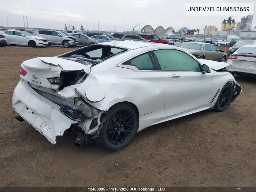 JN1EV7EL0HM553659 2017 Infiniti Q60 3.0T