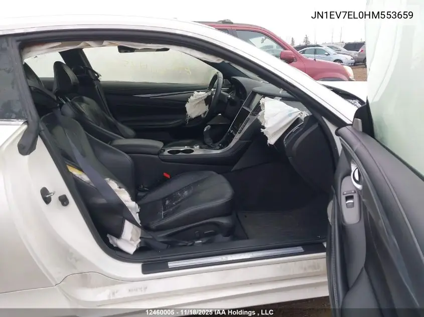 JN1EV7EL0HM553659 2017 Infiniti Q60 3.0T