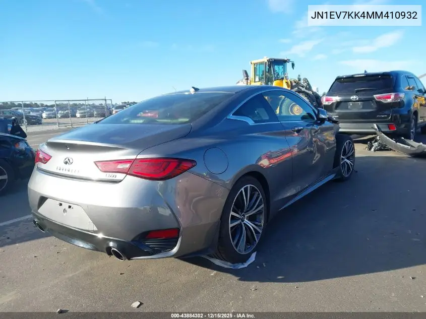 JN1EV7KK4MM410932 2021 Infiniti Q60 Luxe