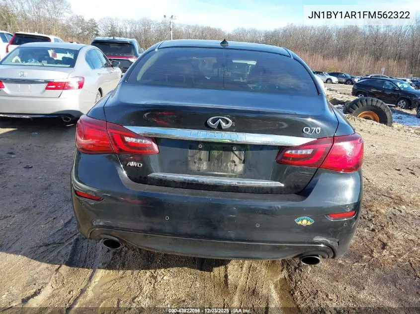JN1BY1AR1FM562322 2015 Infiniti Q70 3.7X