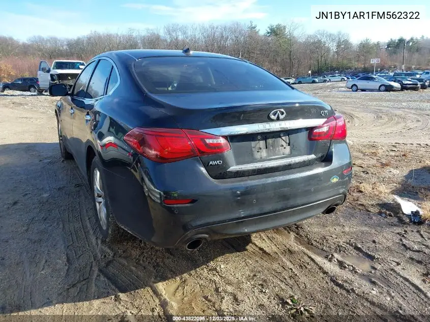 JN1BY1AR1FM562322 2015 Infiniti Q70 3.7X