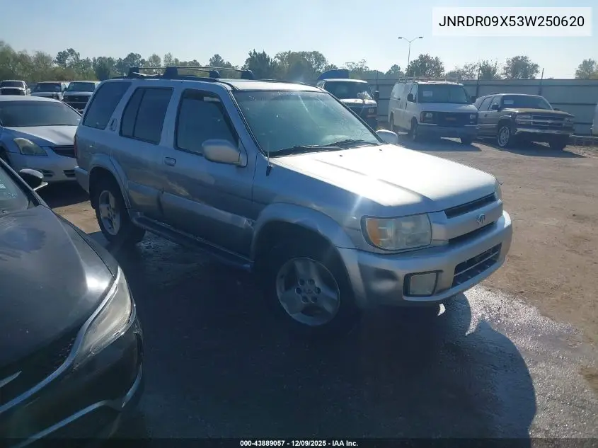 JNRDR09X53W250620 2003 Infiniti Qx4 Luxury