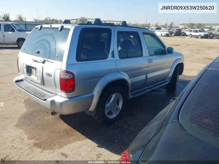 JNRDR09X53W250620 2003 Infiniti Qx4 Luxury