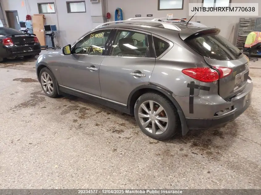 JN1BJ0HRXFM770638 2015 Infiniti Qx50