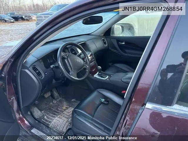 JN1BJ0RR4GM268854 2016 Infiniti Qx50