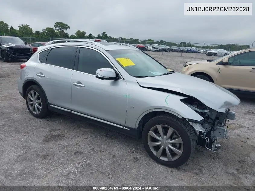 JN1BJ0RP2GM232028 2016 Infiniti Qx50