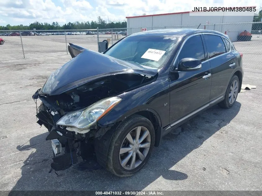 JN1BJ0RP0HM380485 2017 Infiniti Qx50