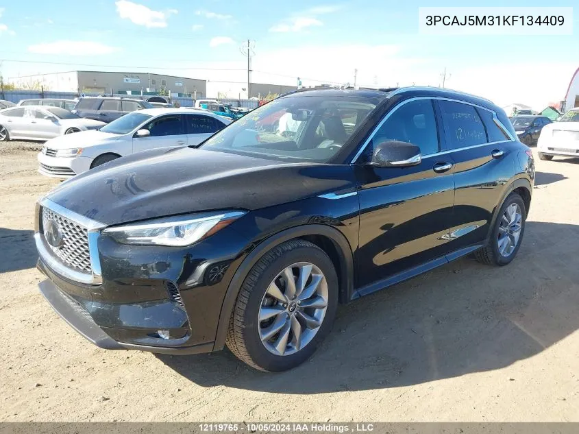 3PCAJ5M31KF134409 2019 Infiniti Qx50