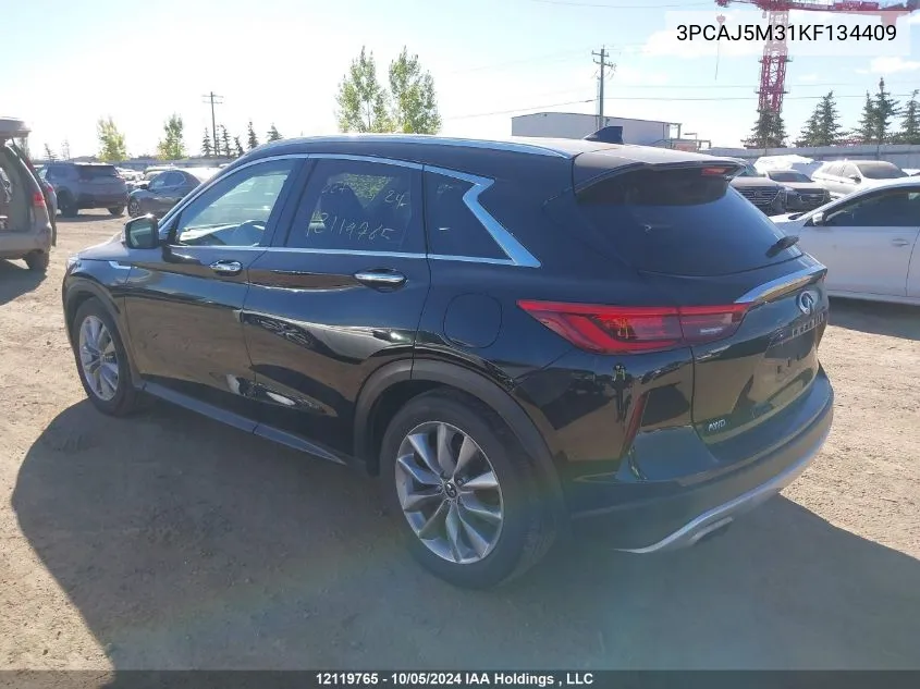 3PCAJ5M31KF134409 2019 Infiniti Qx50